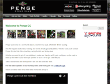 Tablet Screenshot of pengecycleclub.org.uk